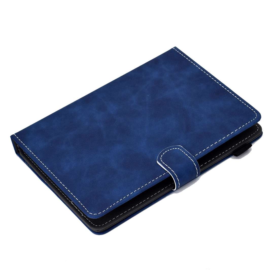 For 7 inch Tablet PC Universal Cowhide Texture Horizontal Flip Leather Case with Holder ... (Blue)