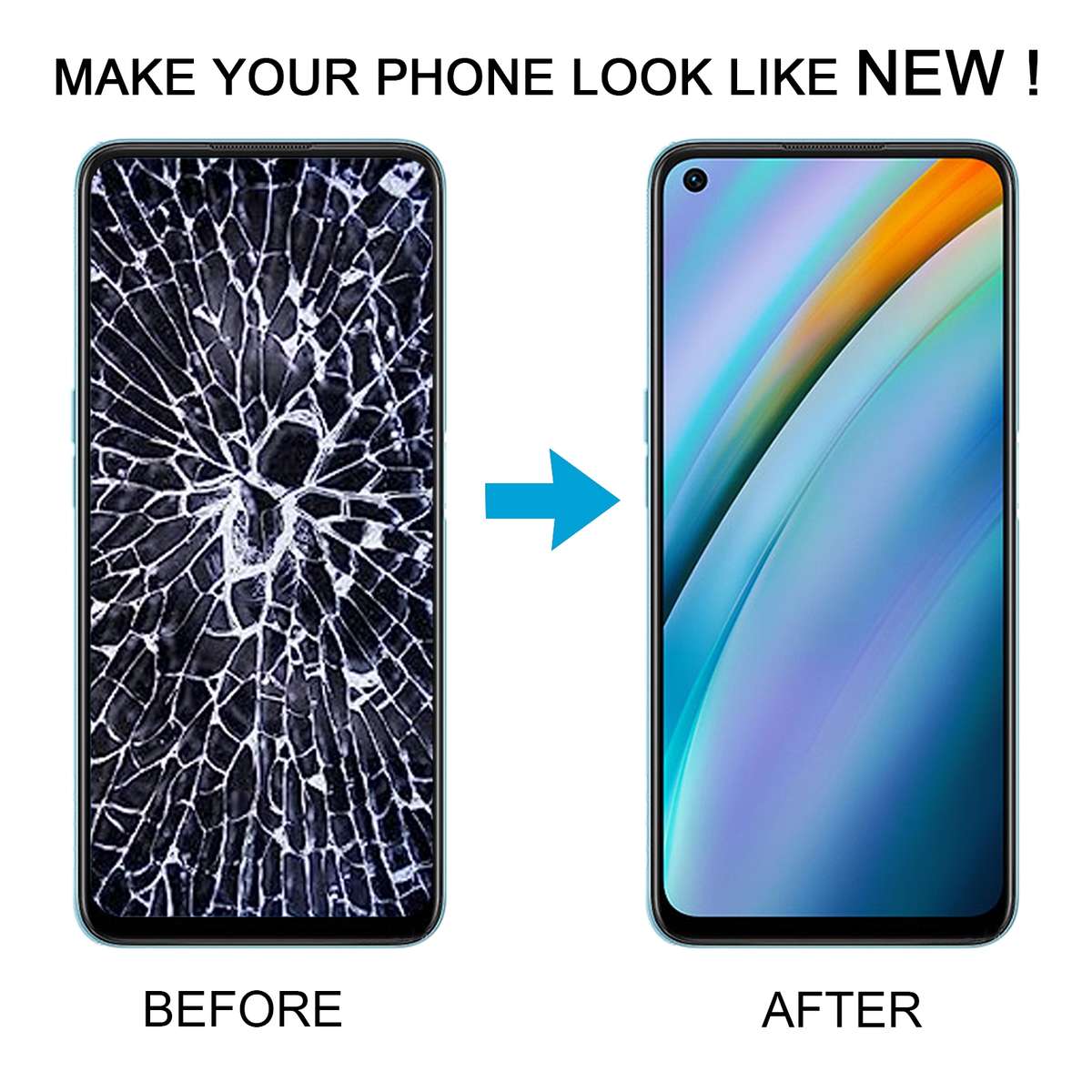 For OPPO K10 4G OEM LCD Screen Digitizer Full Assembly with Frame