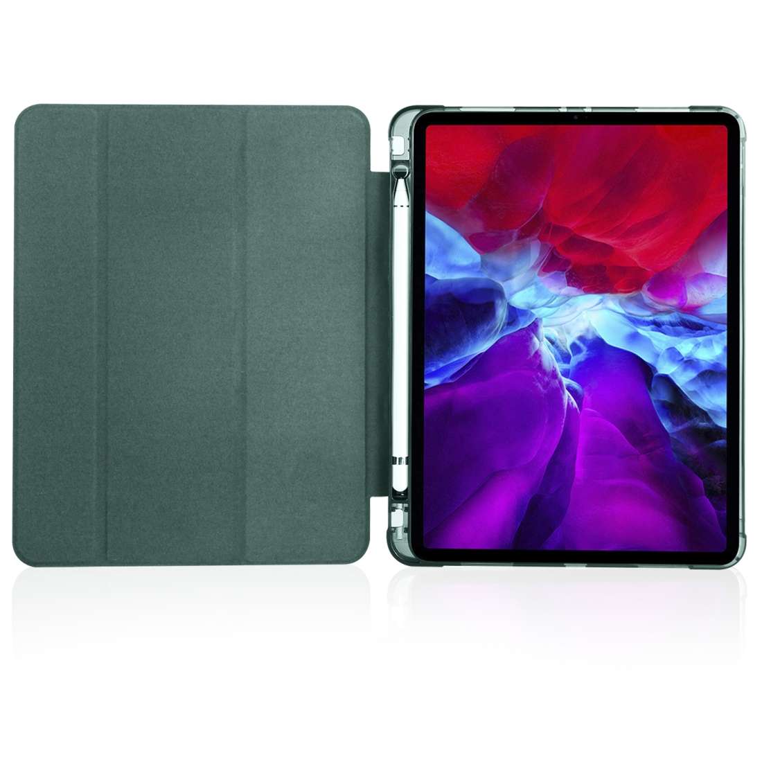 For iPad Pro 11 (2020) / iPad Pro 11(2018) 3-folding Horizontal Flip PU Leather + ... (Pine Green)
