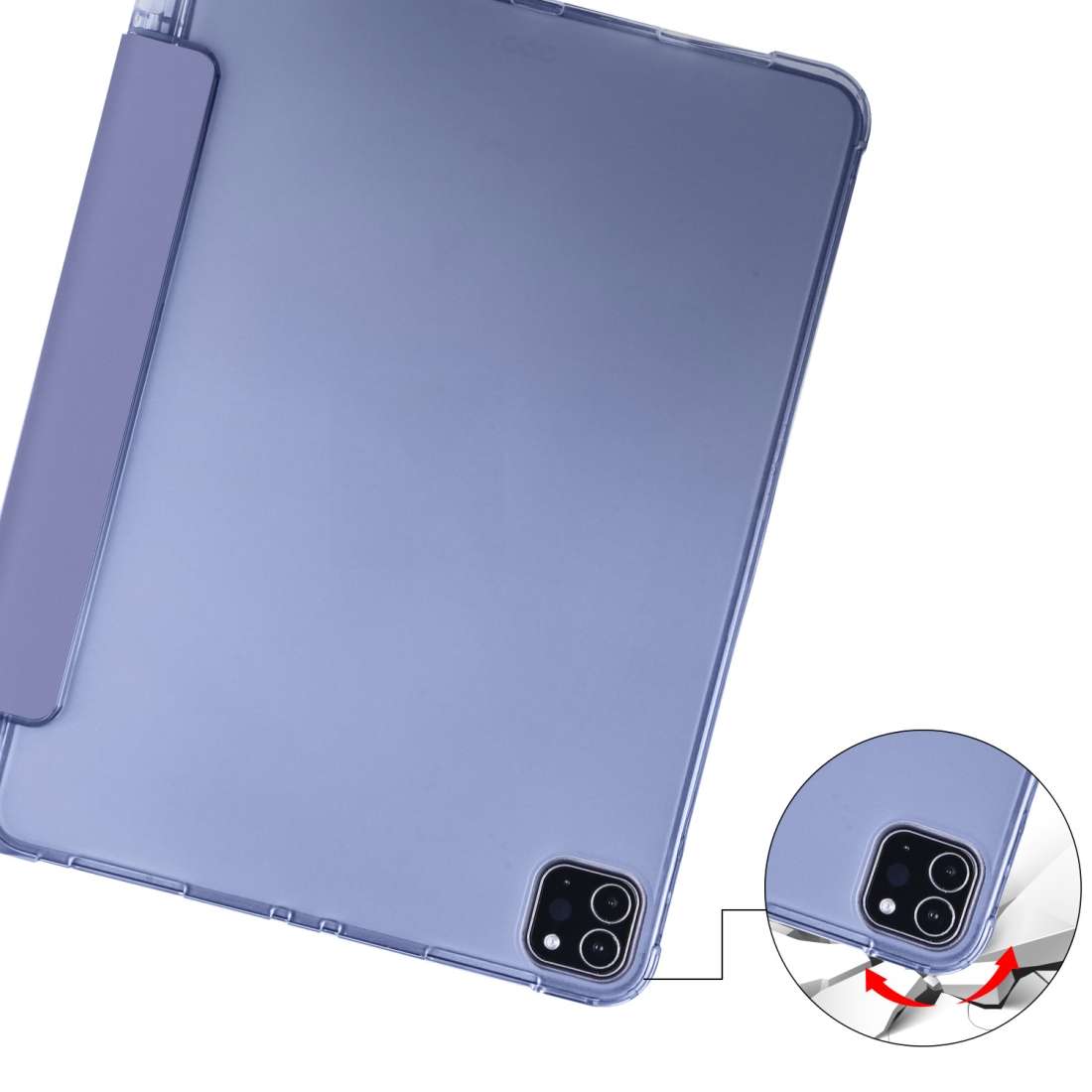 For iPad Pro 11 (2020) / iPad Pro 11(2018) 3-folding Horizontal Flip PU Leat ... (Lavender Purple)