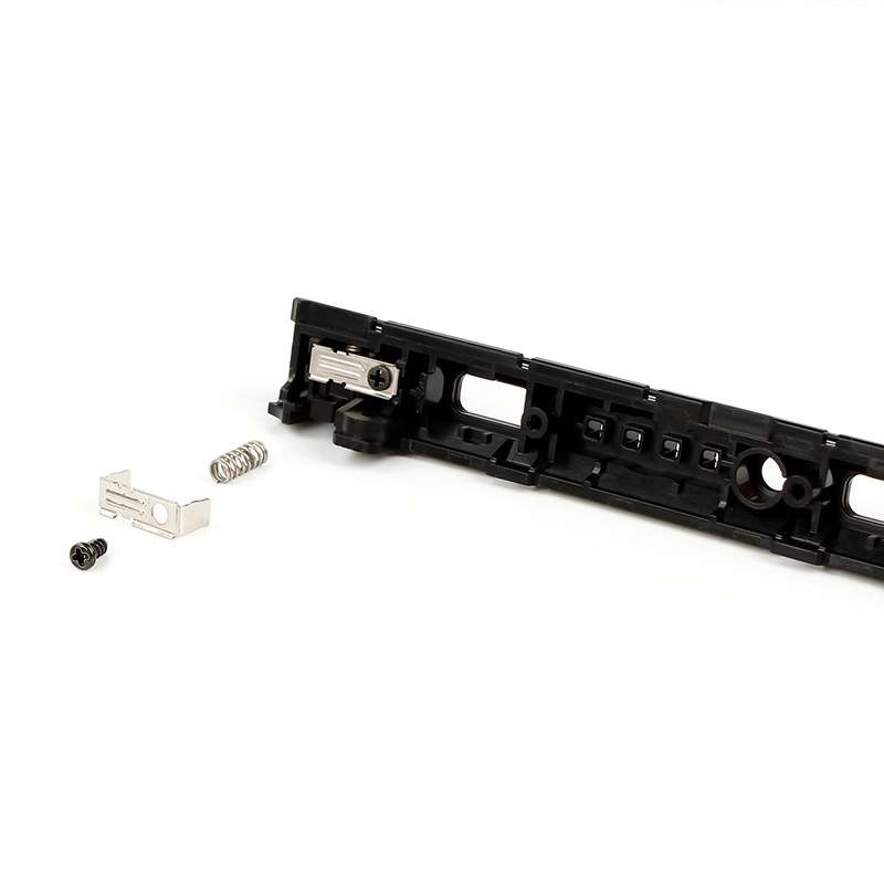 For Switch JoyCon Handle Metal Lock Replacement Parts, Spec:Silver Lock+Spring+Screwdriver