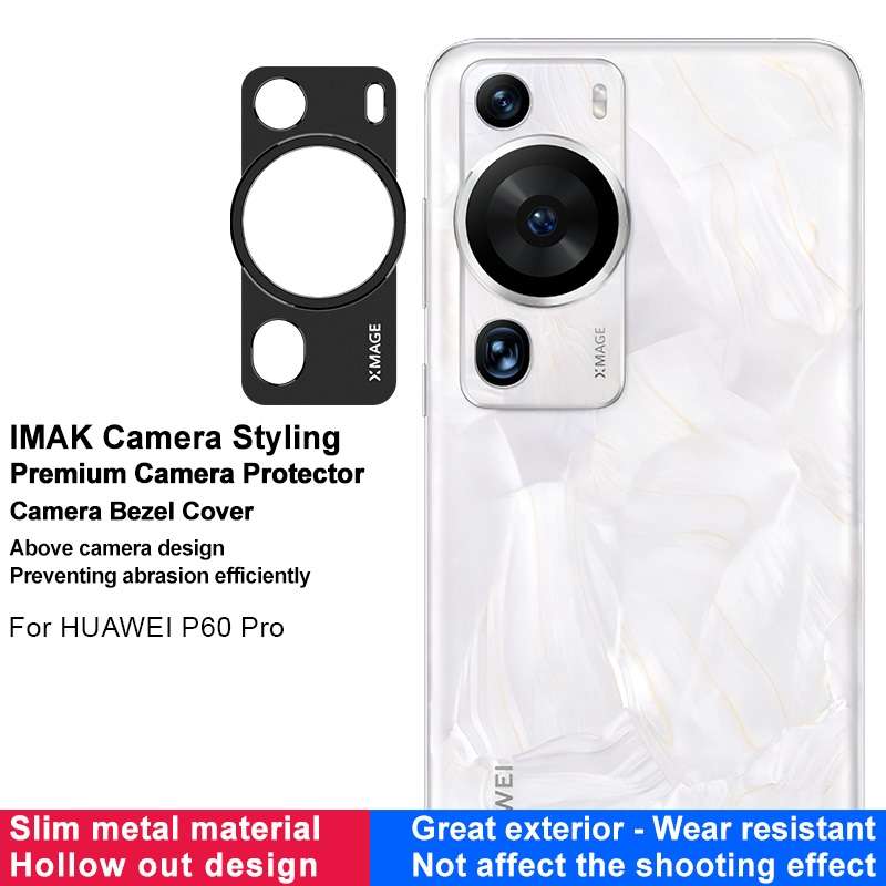 For Huawei P60 Pro IMAK Metal Camera Lens Protector Cover