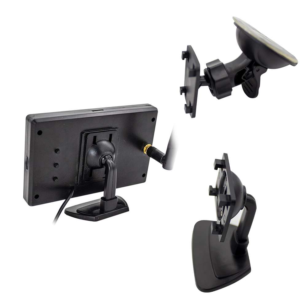 PZ703 422A-W Car 4.3 inch Desktop Rearview Monitor Built-in Wireless Reversing Image