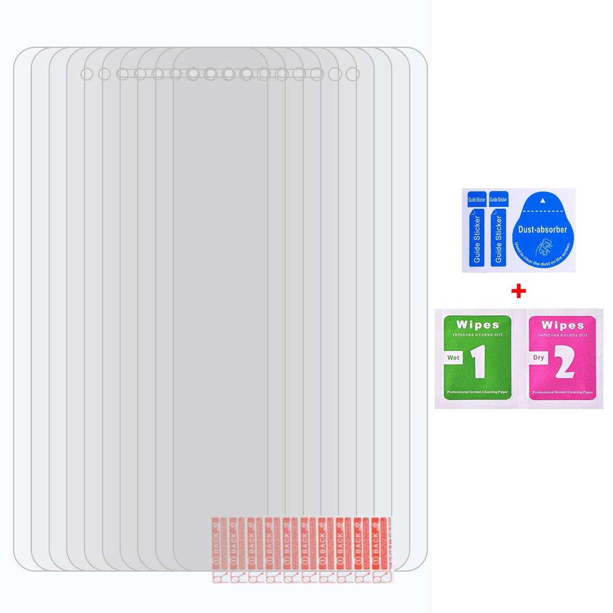 For itel A24 Pro 10pcs 0.26mm 9H 2.5D Tempered Glass Film