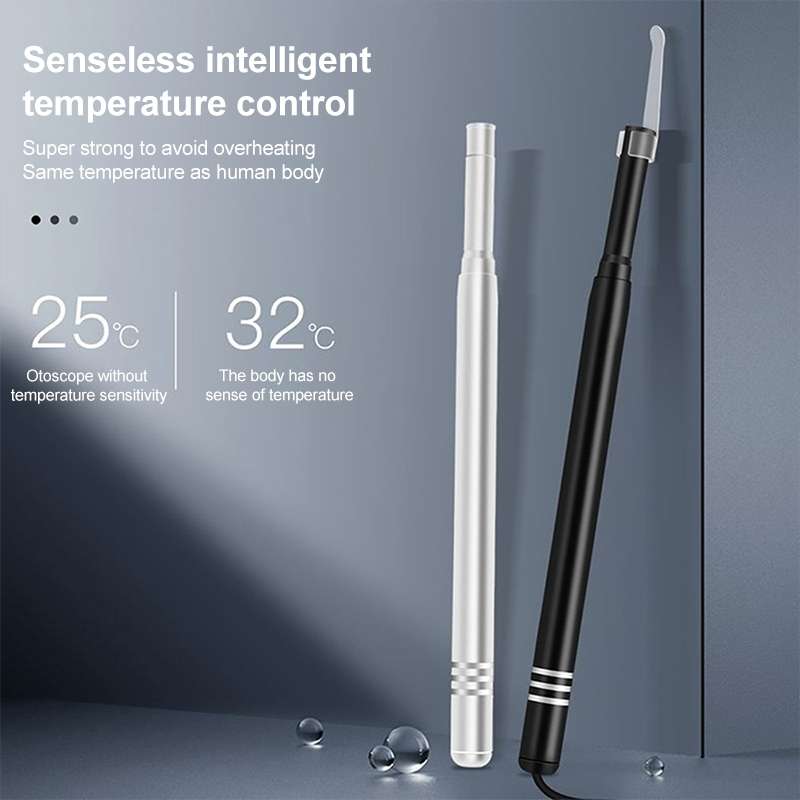 AN108 3 in 1 Smart HD 5.5mm Lens Visual Earpick Not Compatible With Some Phones (Random Color)