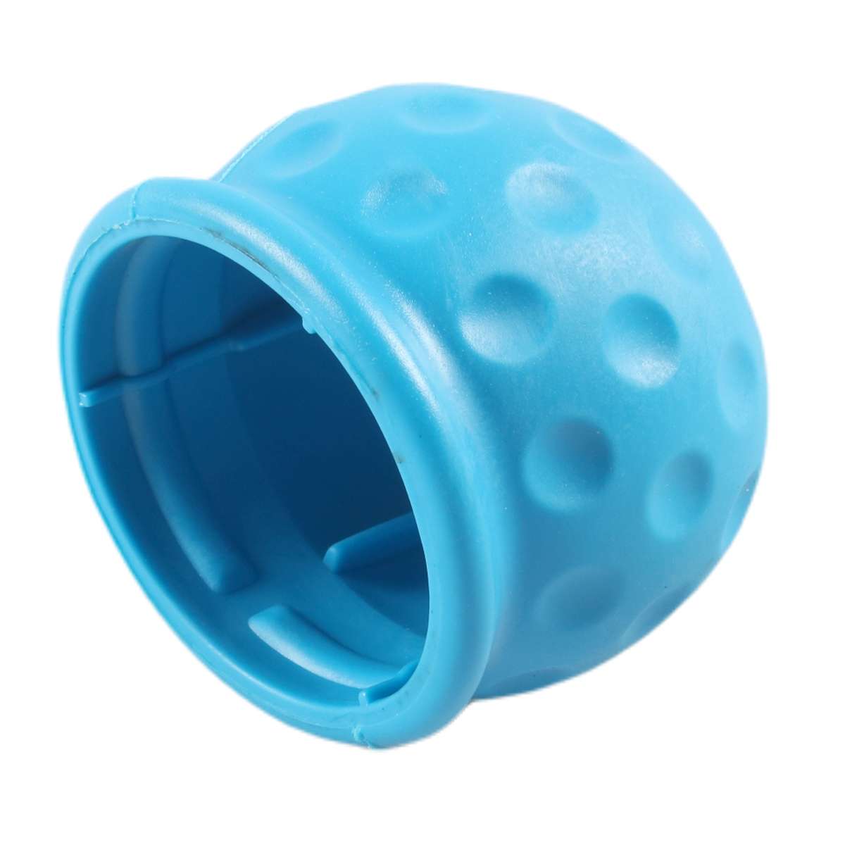 Universal 50mm Automatic Tow Bar Ball Cap Trailer Soft Rubber Protective Cap(Yellow)
