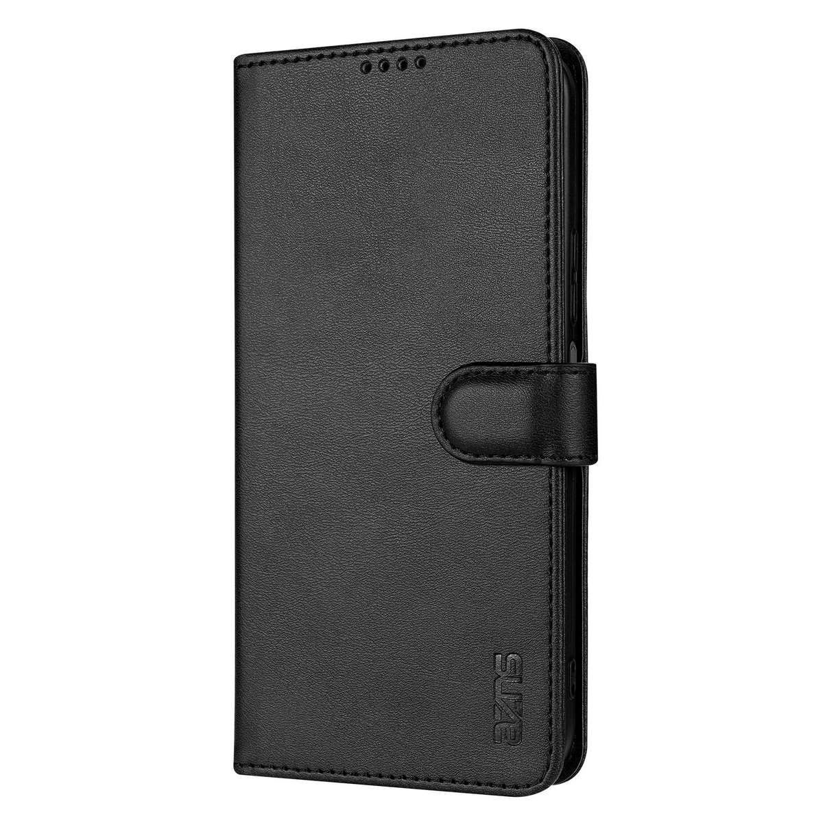 For Huawei Mate 80 Pro Max AZNS Skin Feel Calf Texture Flip Leather Phone Case(Black)