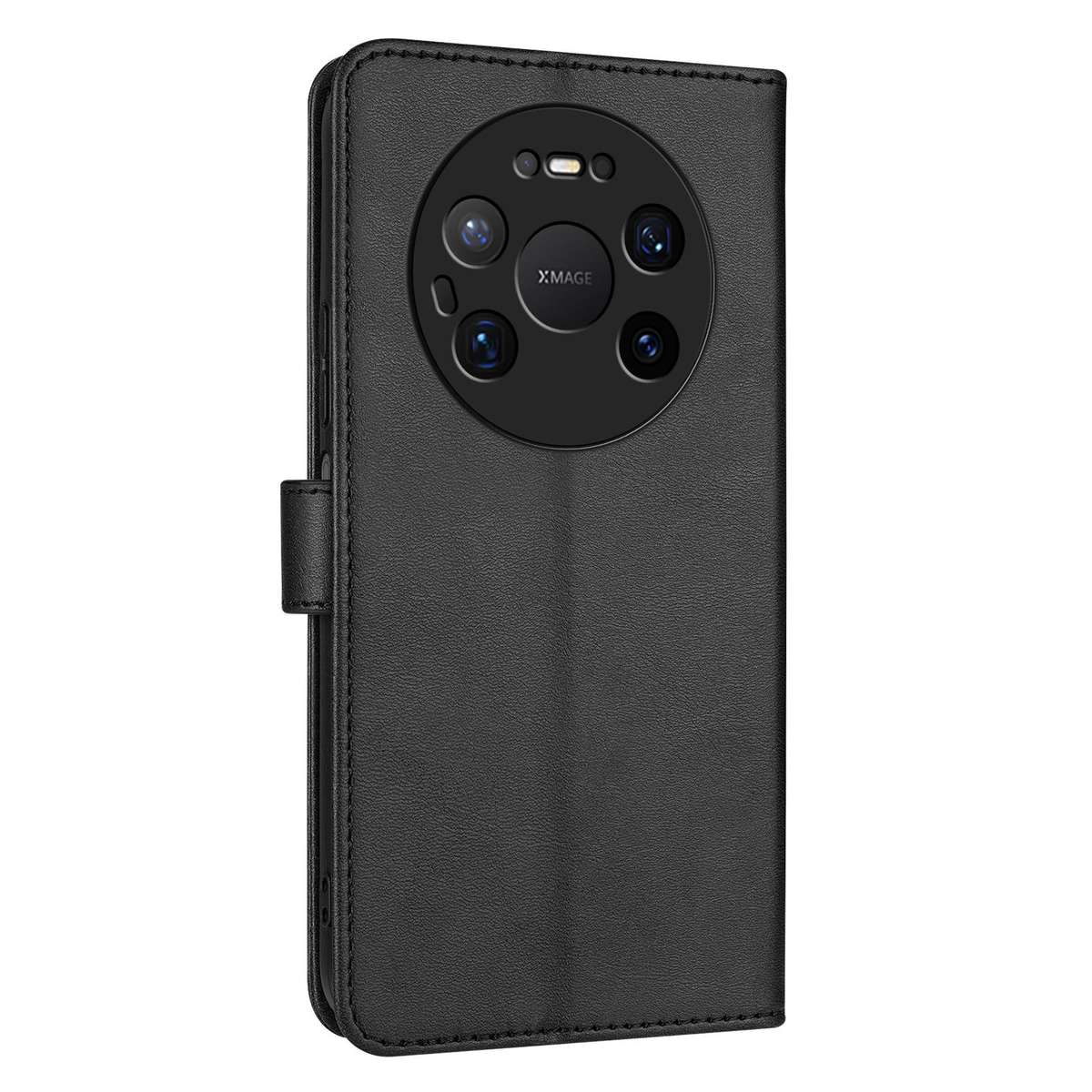 For Huawei Mate 80 Pro Max AZNS Skin Feel Calf Texture Flip Leather Phone Case(Black)
