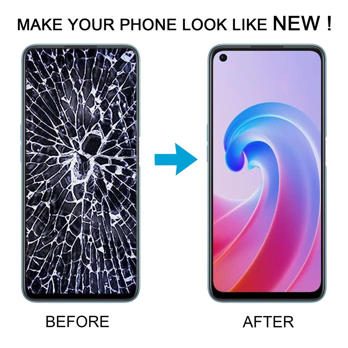 For OPPO A96 5G Original AMOLED LCD Screen with Digitizer Full Assembly