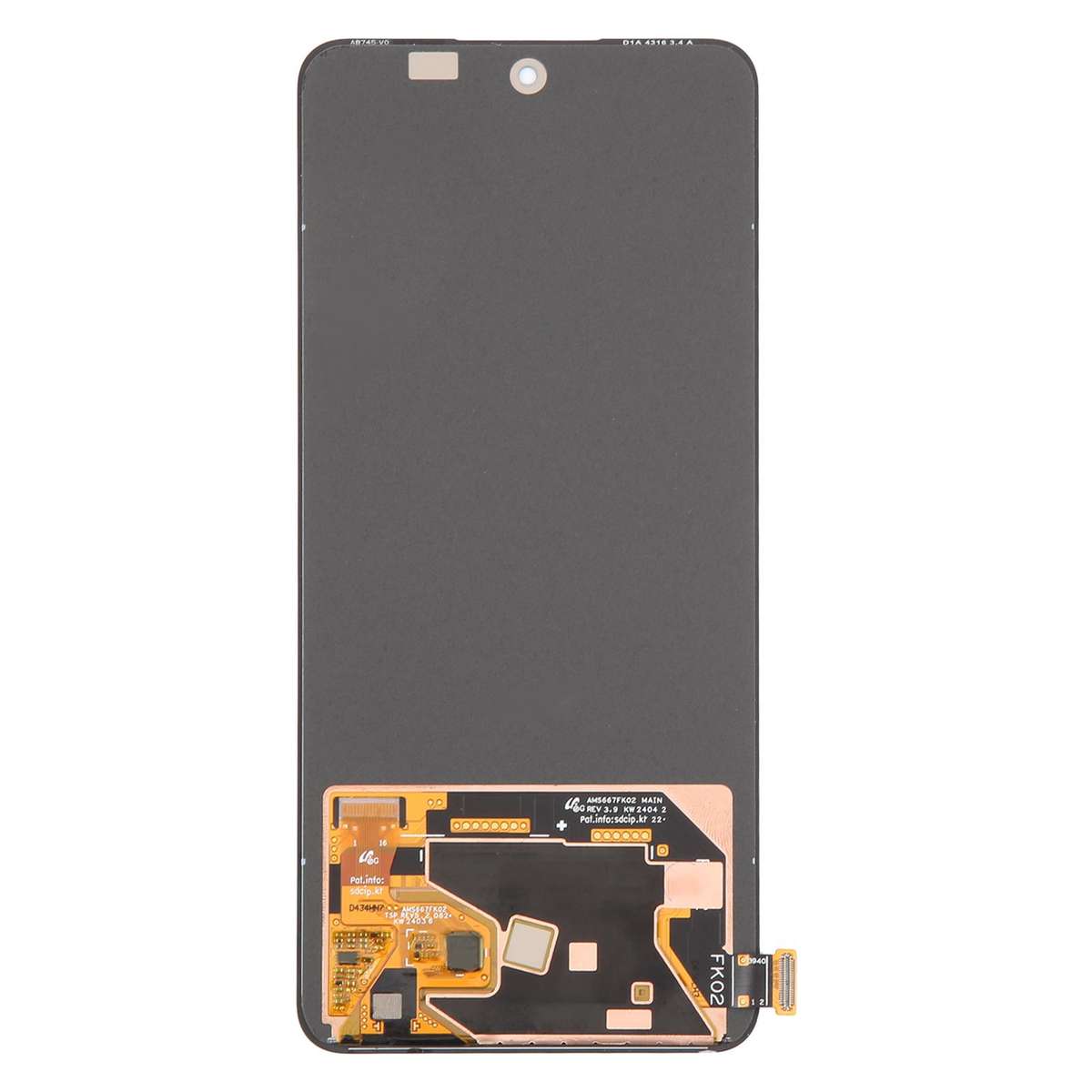For Realme Narzo 70 Pro 5G RMX3868 Original AMOLED LCD Screen with Digitizer Full Assembly