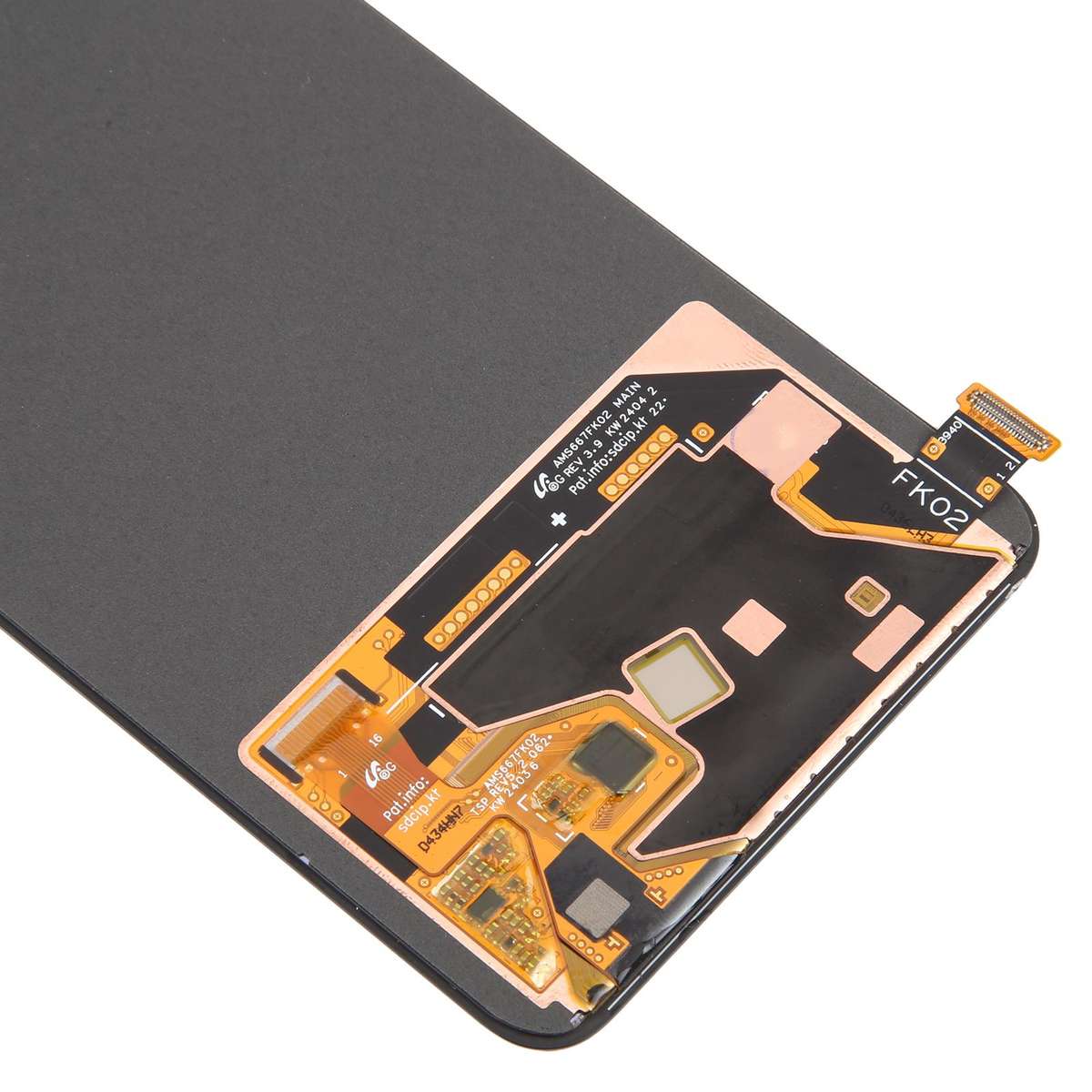 For Realme Narzo 70 Pro 5G RMX3868 Original AMOLED LCD Screen with Digitizer Full Assembly