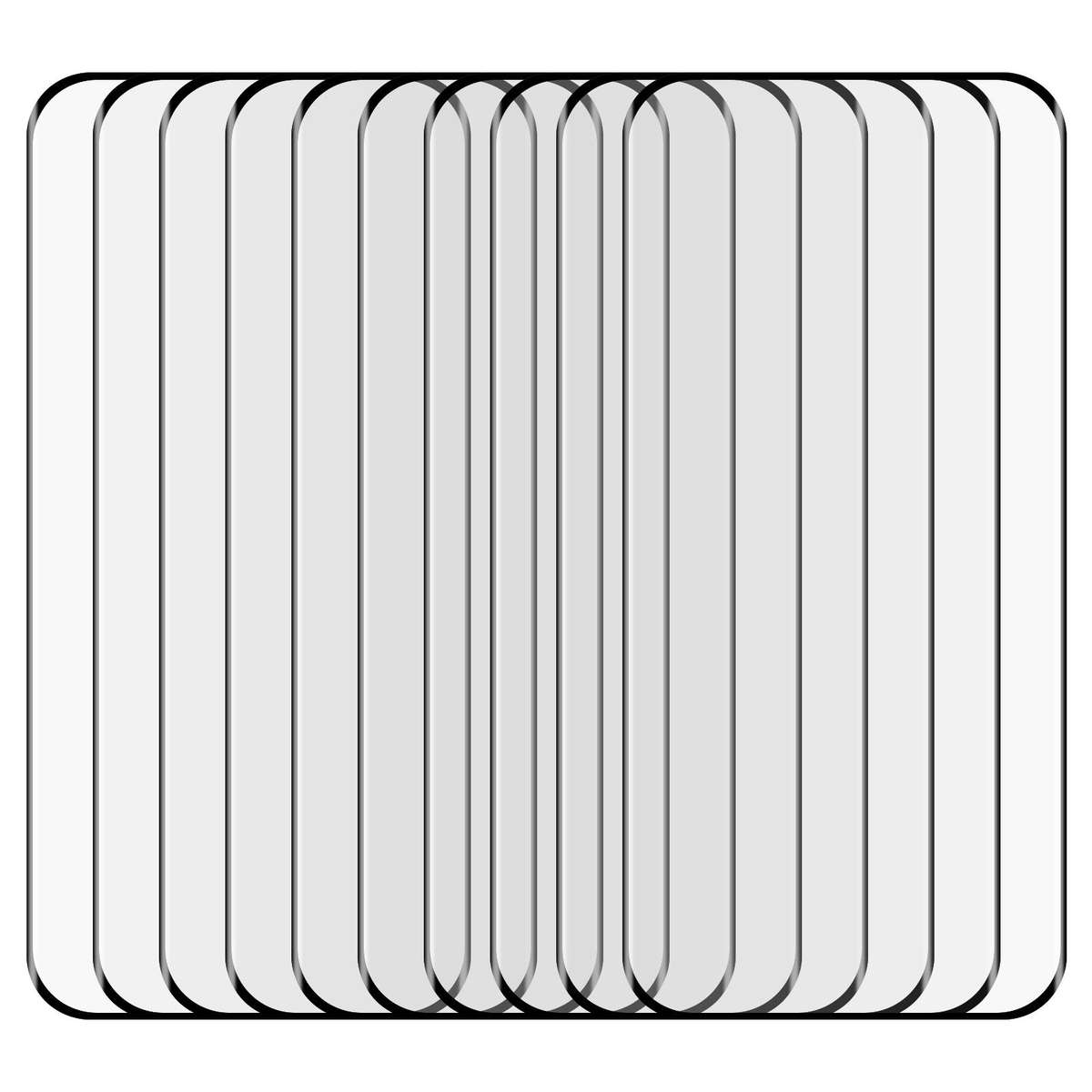 For Huawei nova 15 Pro 25pcs 3D Curved Edge Full Screen Tempered Glass Film(Black)