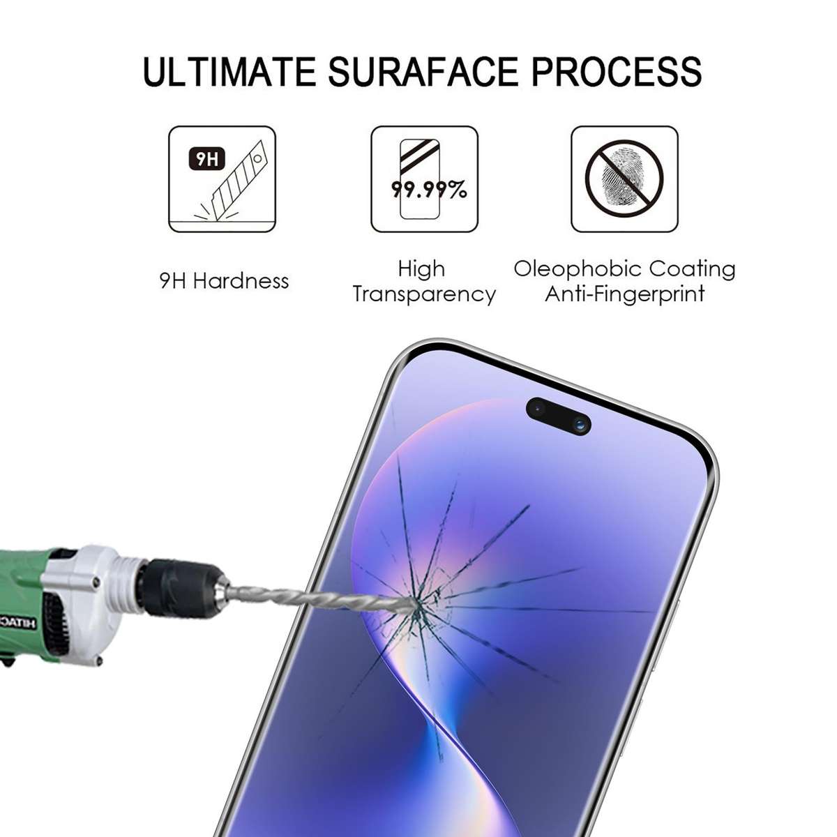 For Huawei nova 15 Pro 25pcs 3D Curved Edge Full Screen Tempered Glass Film(Black)