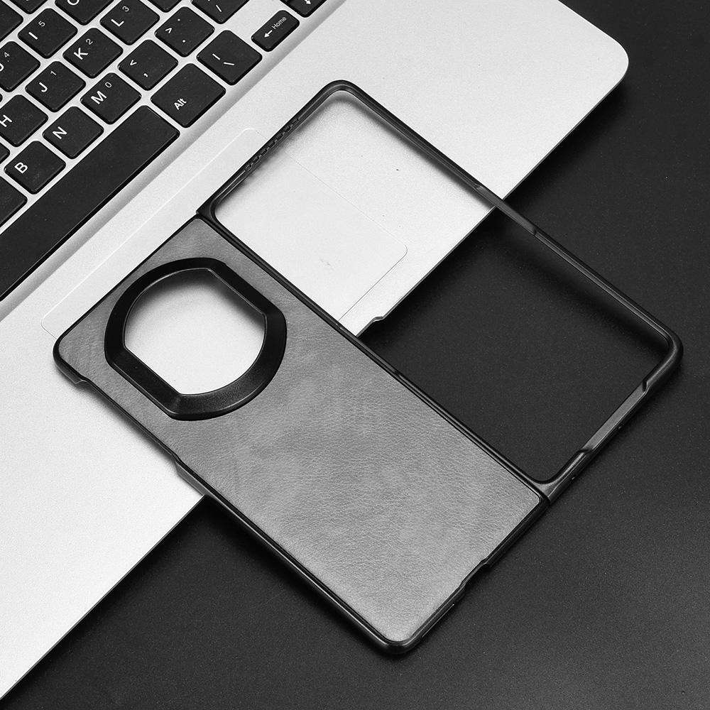 For Huawei Mate X7 Litchi Texture Back Cover Phone Case(Grey)