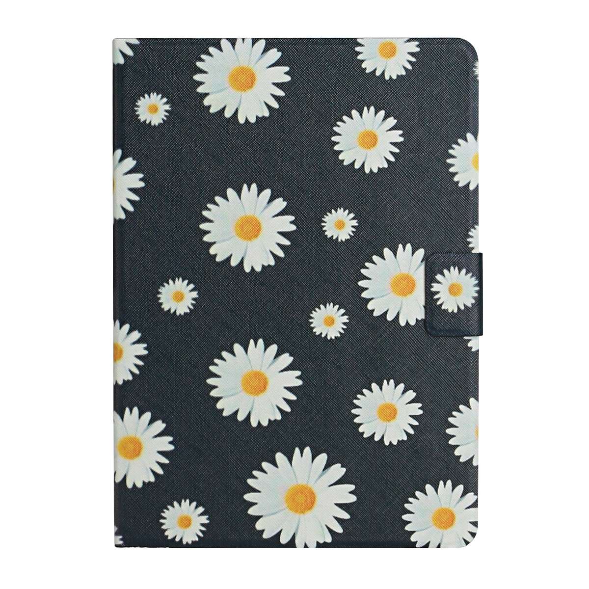 For Samsung Galaxy Tab A9 Flower Pattern Horizontal Flip PU Tablet Case with Sleep / Wake-up Functio