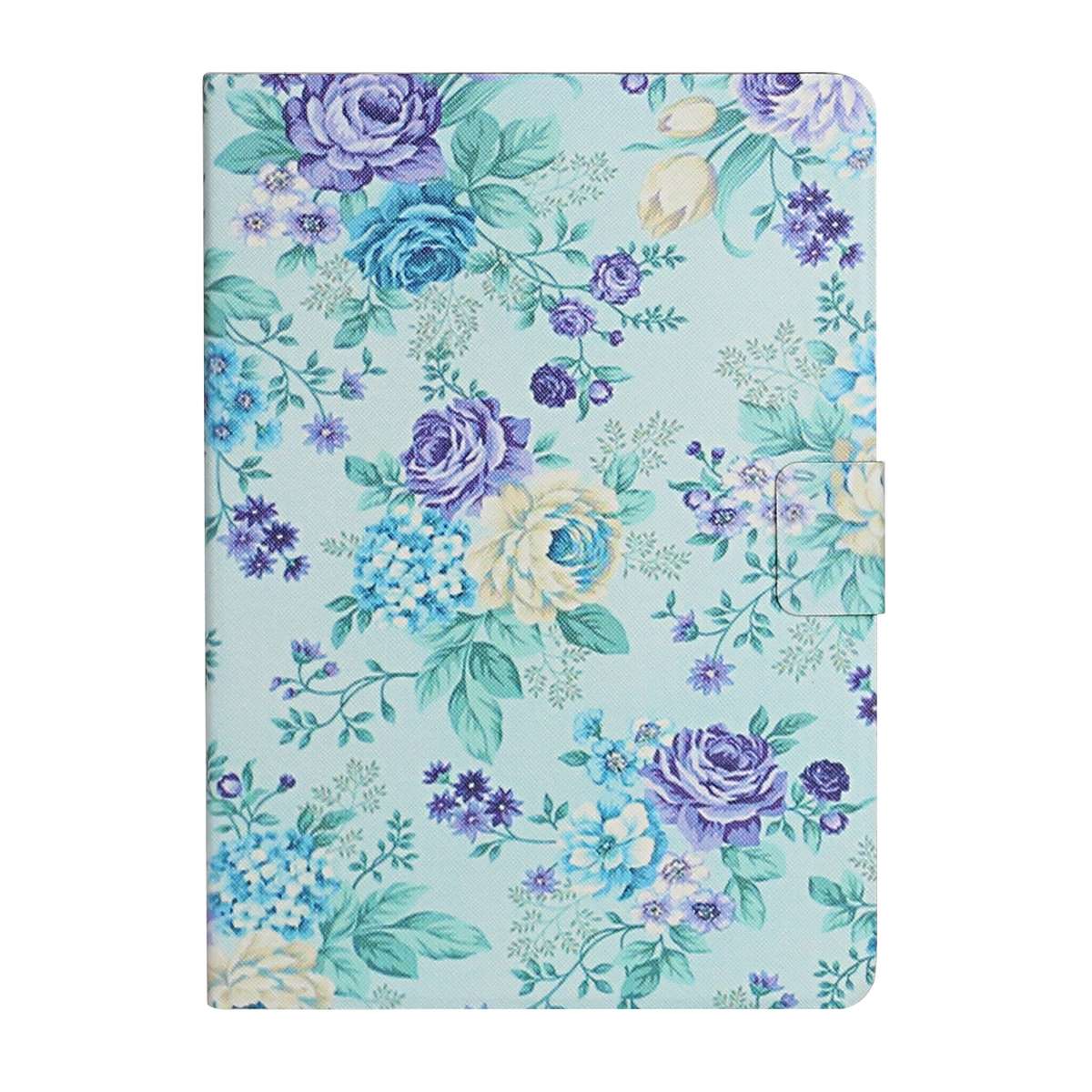 For Samsung Galaxy Tab A9 Flower Pattern Horizontal Flip PU Tablet Case with Sleep / Wake-up Functio