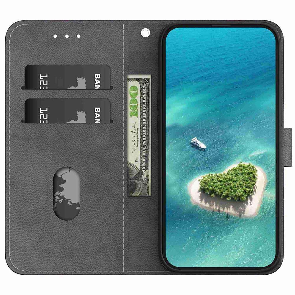 For Honor X8d 4G Crystal Texture Colored Drawing Leather Phone Case(Blue Pansies)