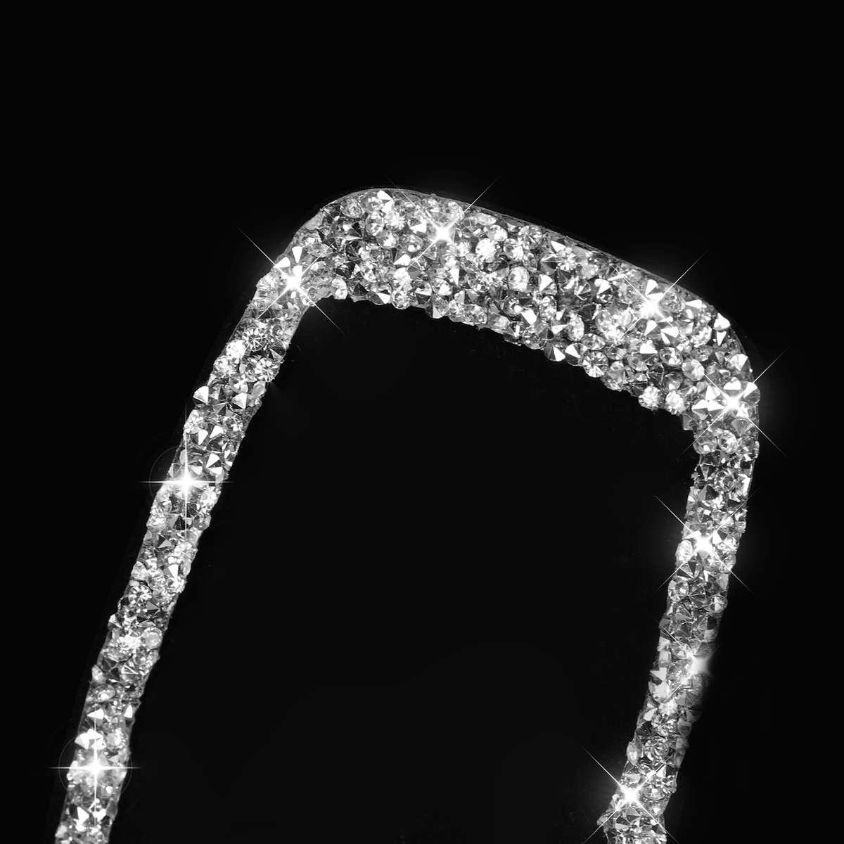 For BMW X5 E70 / X6 E71 2008-2013 Car Headlight Switch Frame Diamond Decoration Sticker, Left and Ri