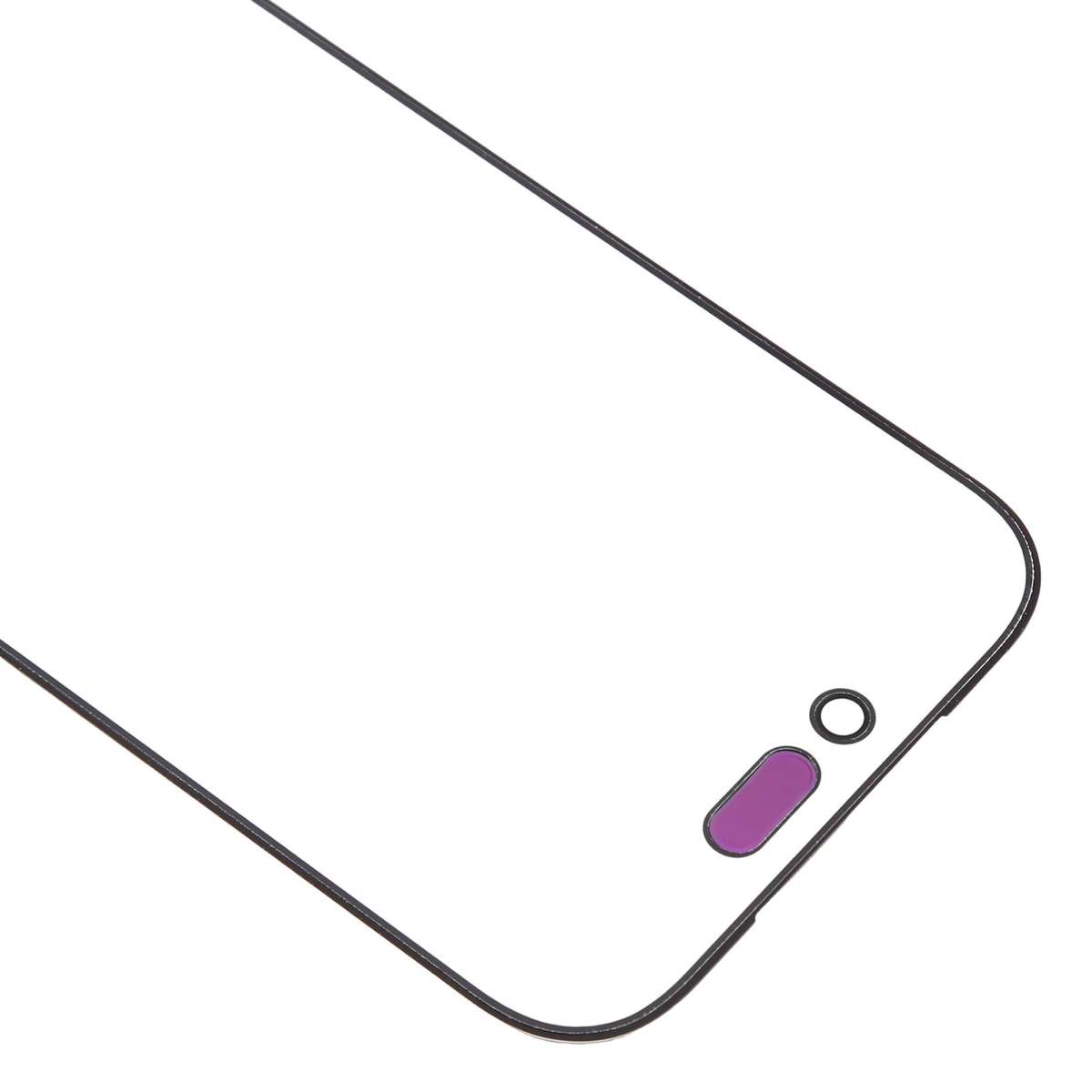 For iPhone 17 Pro Front Screen Outer Glass Lens with OCA Optically Clear Adhesive