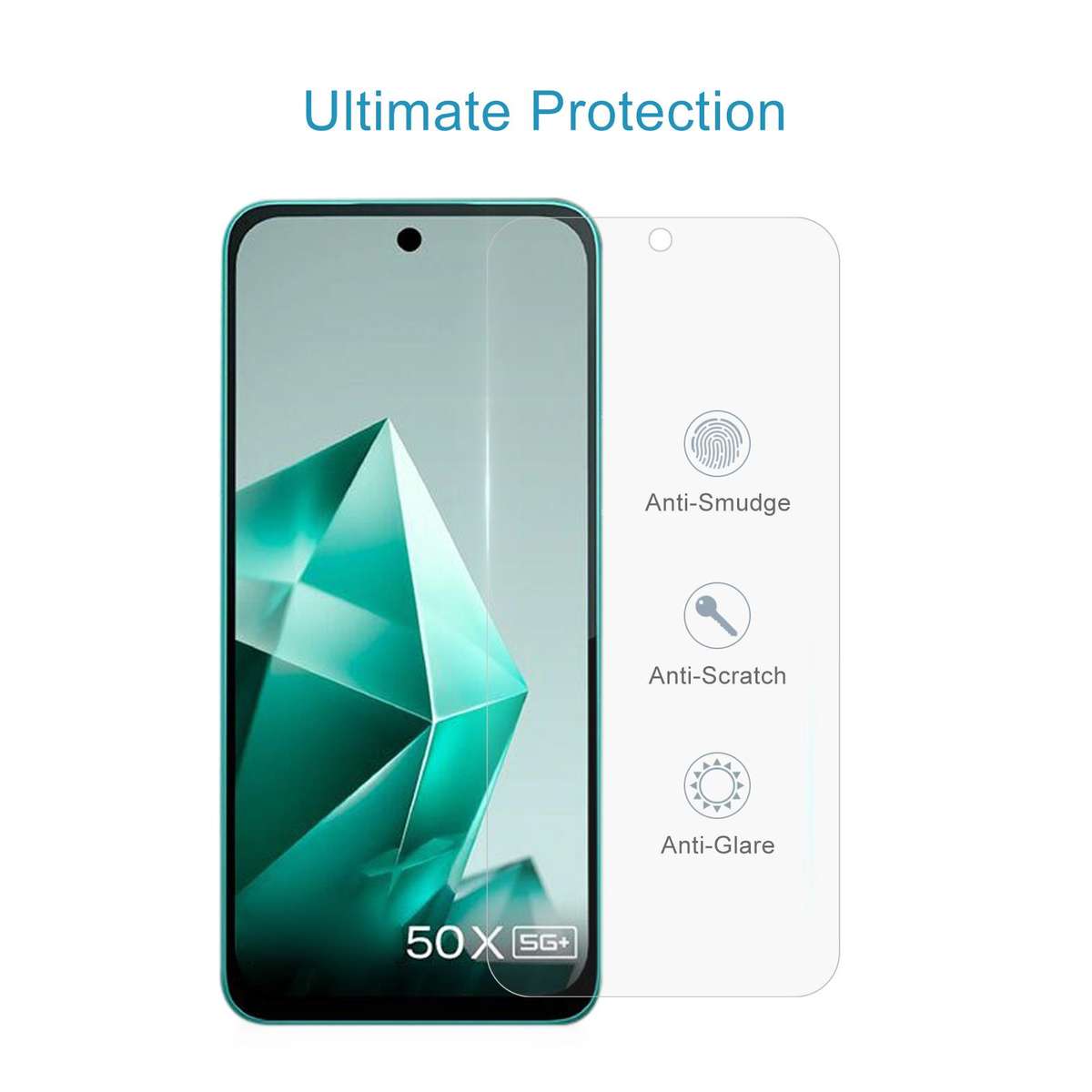 For Infinix Note 50x 10pcs 0.26mm 9H 2.5D Tempered Glass Film