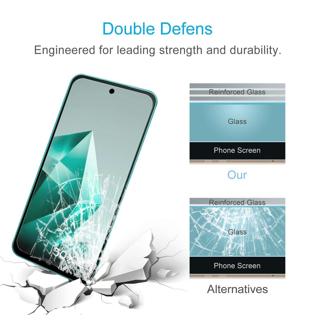 For Infinix Note 50x 10pcs 0.26mm 9H 2.5D Tempered Glass Film