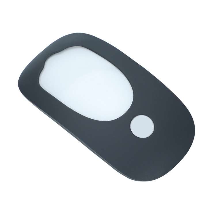 For Apple Magic Mouse 1 / 2 Mouse Silicone Protective Case(Black)