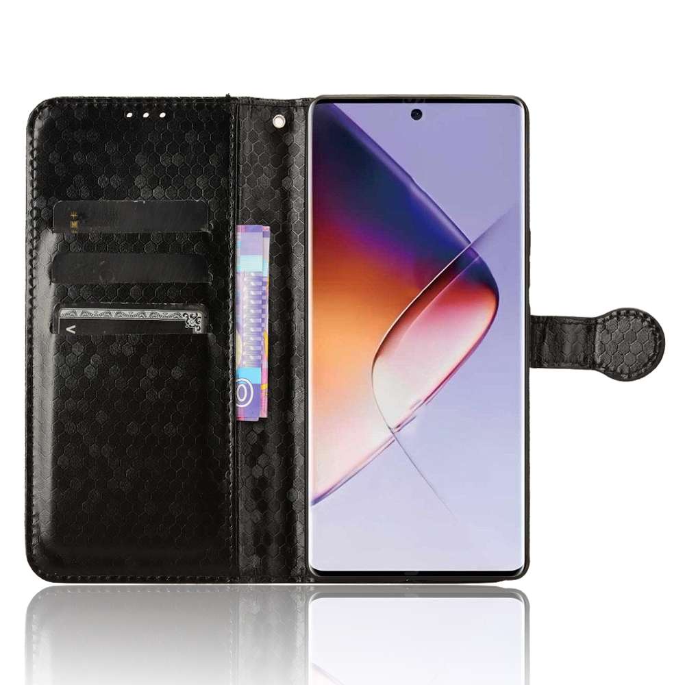For Infinix Note 40 Pro 5G X6851 Honeycomb Dot Texture Leather Phone Case(Black)