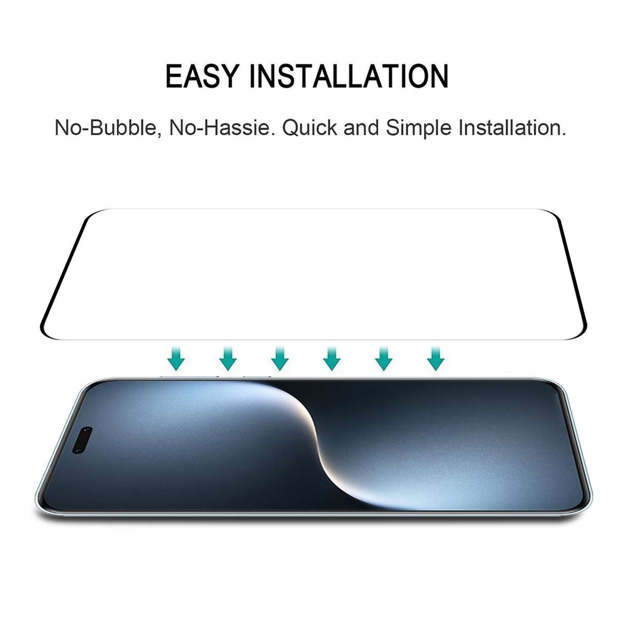 For Honor Magic7 Pro 25pcs 9H HD 3D Curved Edge Tempered Glass Film(Black)