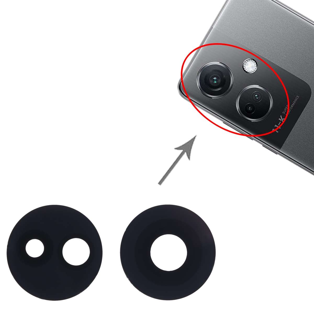 For OPPO K11 Back Camera Lens
