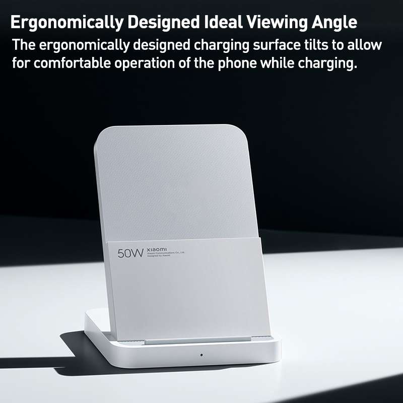 Original Xiaomi 50W Vertical Air-cooled Wireless Charger Pro(White)