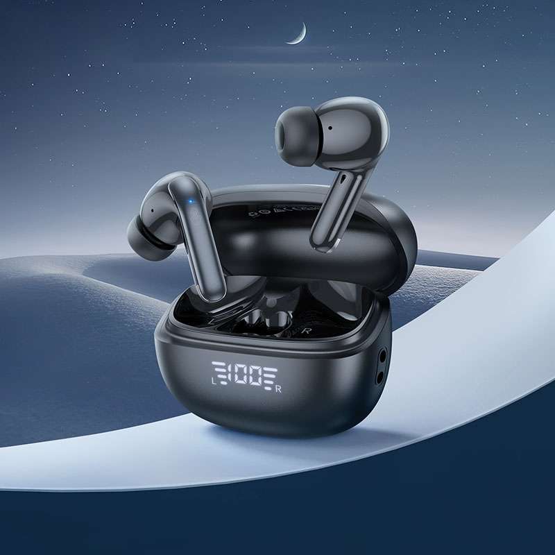 hoco EQ5 True Wireless ANC+ENC Dual Noise Reduction Bluetooth Earphone(Black)