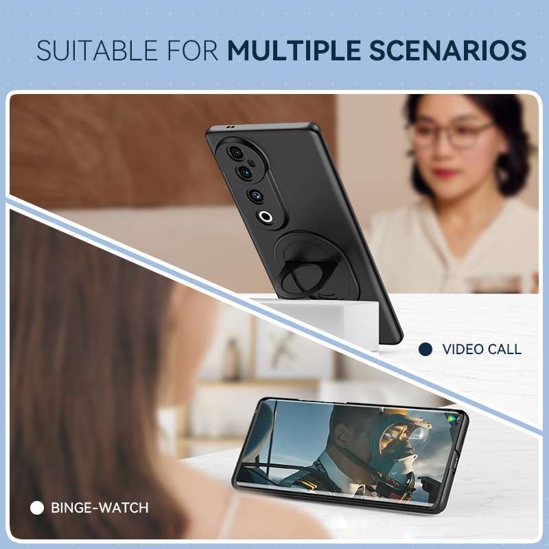 For vivo S19 Magsafe Hidden Fold Holder Full Coverage Shockproof Phone Case(Grey)