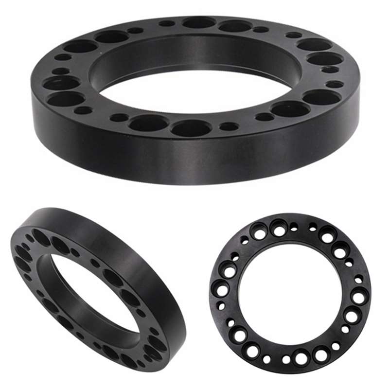Universal Car Steering Wheel HUB Boss PCD Adapter Kit(Black)