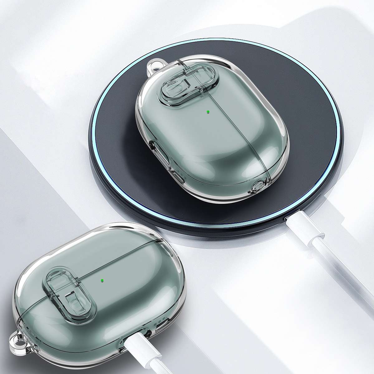 For Huawei FreeBuds Pro 3 Wireless Earphone TPU+PC Protective Case with Me ... (Transparent Black)
