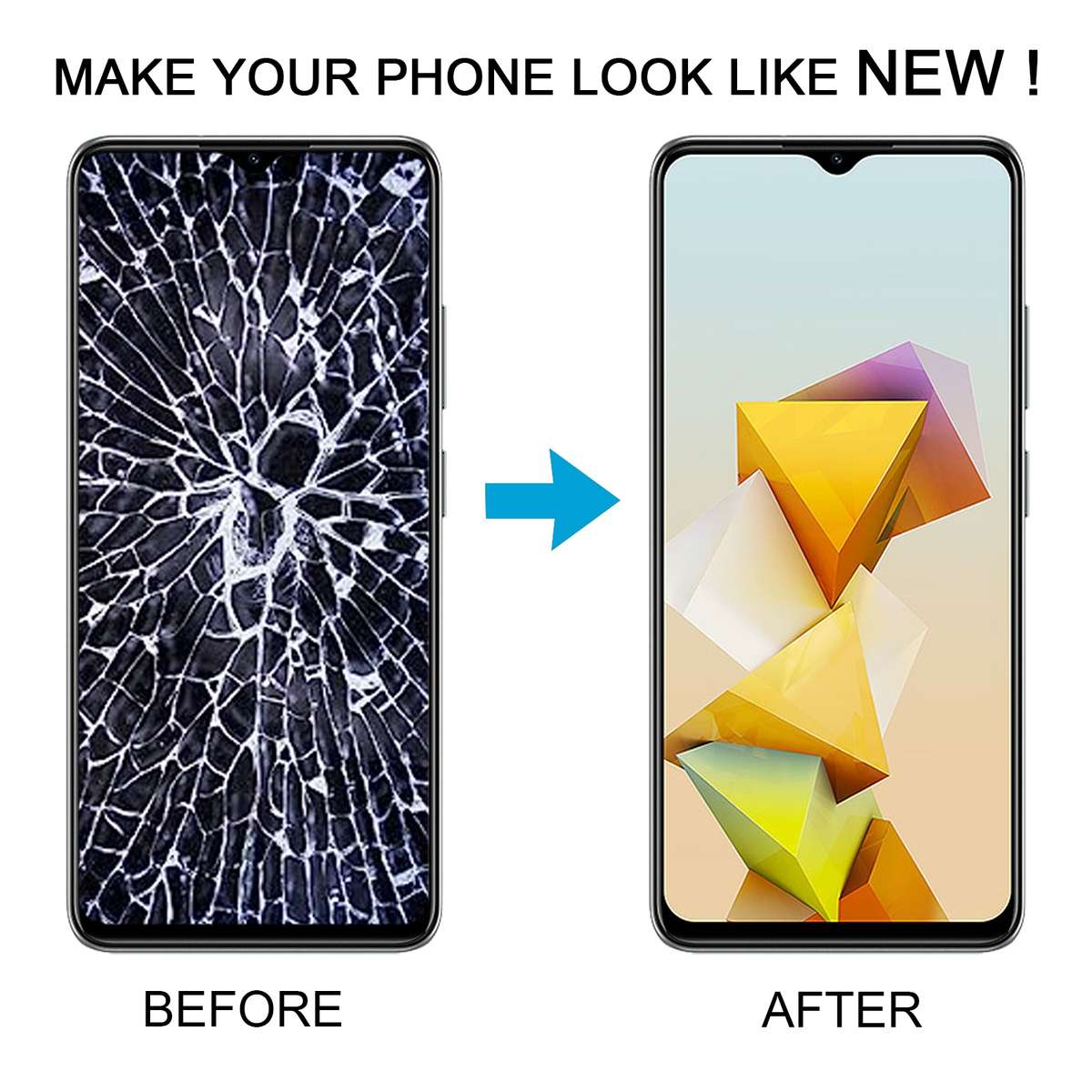 For ZTE Blade A73 5G LCD Screen Digitizer Full Assembly with Frame