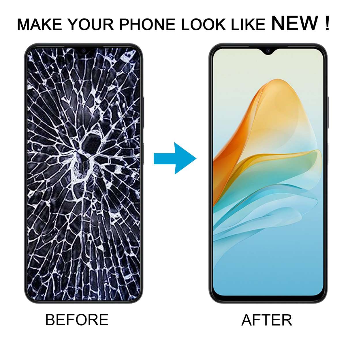 For ZTE Blade V40 Smart 5G 7450N 7532 LCD Screen with Digitizer Full Assembly