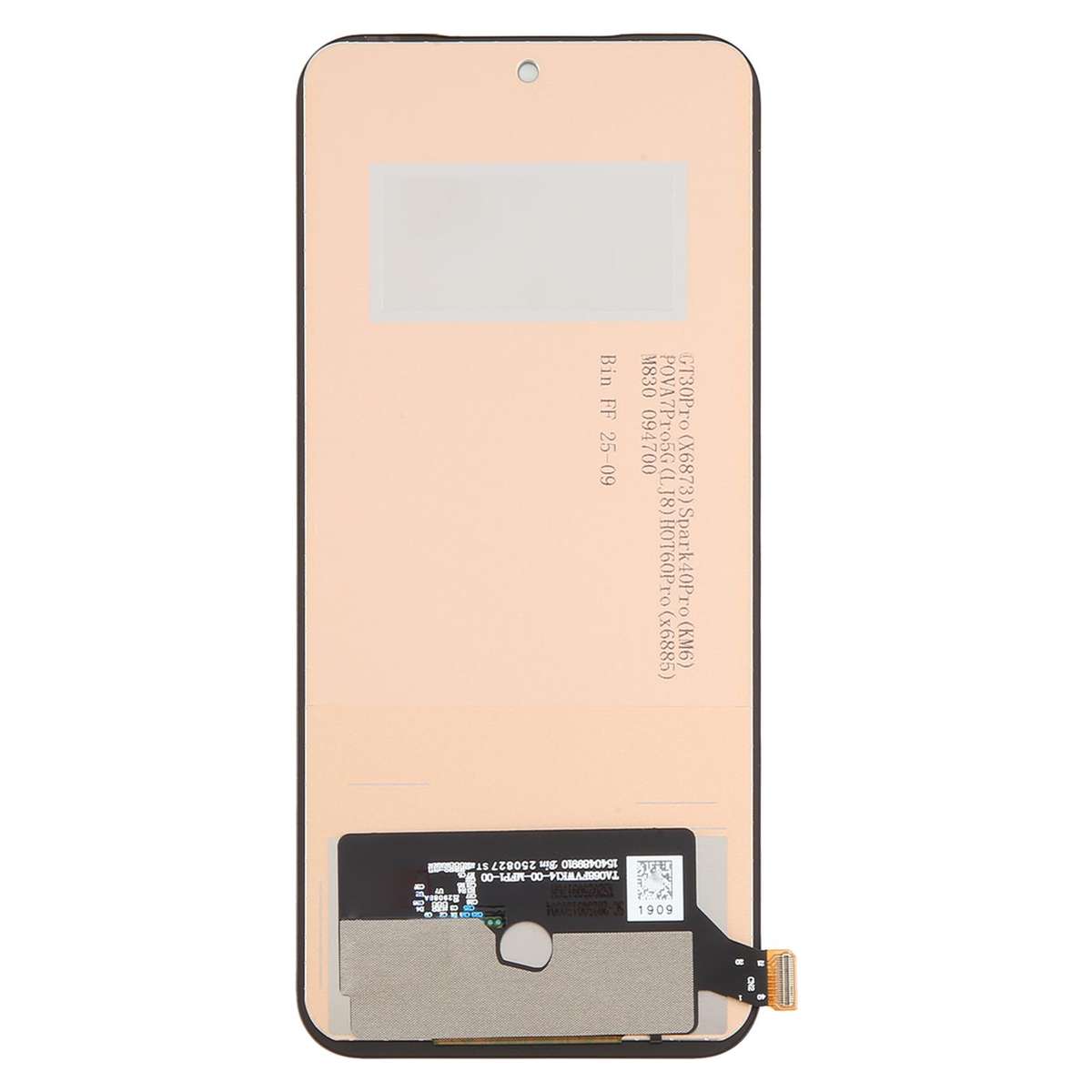 For Infinix Hot 60 Pro 4G X6885 OEM LCD Screen with Digitizer Full Assembly