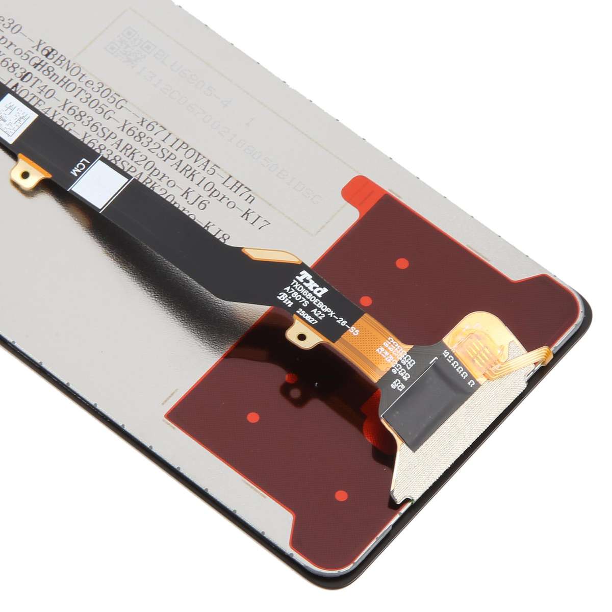 For Tecno Pova 7 LJ7 OEM LCD Screen with Digitizer Full Assembly