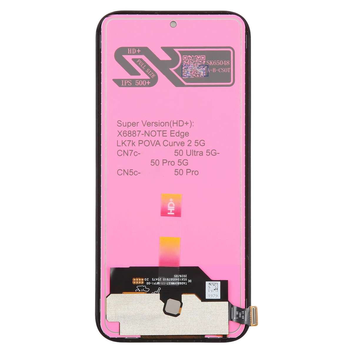 For Tecno Pova Curve 2 5G LK7K OEM LCD Screen with Digitizer Full Assembly