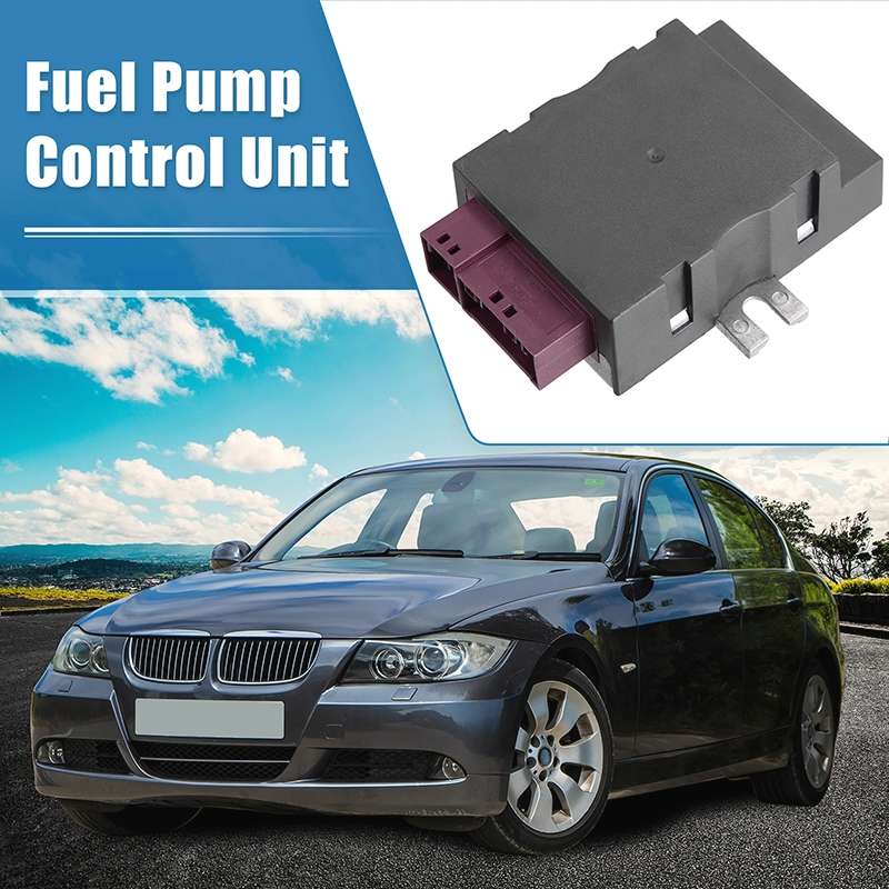 For BMW X5 Car Fuel Pump Controller 16147229173(Black)