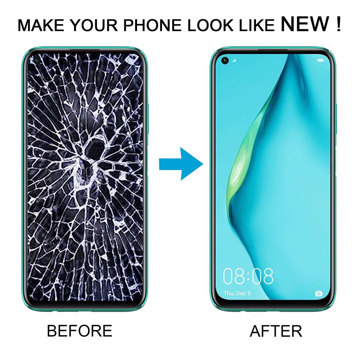 For Huawei Nova 5i Cog LCD Screen with Digitizer Full Assembly