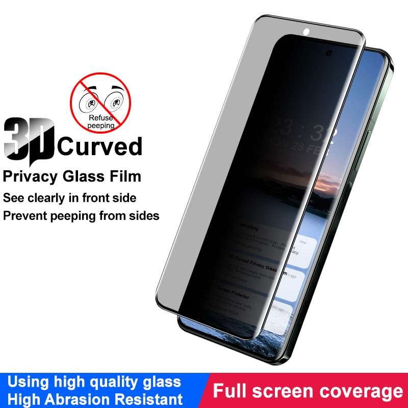 For Xiaomi 14 Pro 5G IMAK 3D Curved Privacy Anti-glare Tempered Glass Film