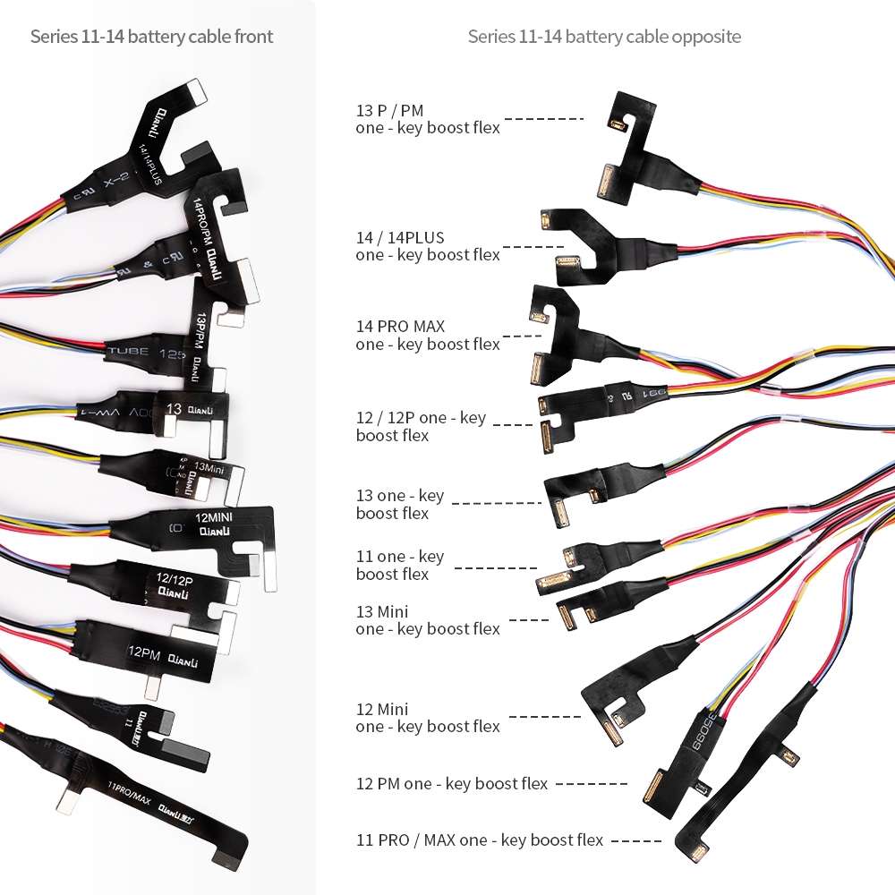 QianLi Generation 7th iPower Pro Max DC Power Control Test Cable for iPhone 6-14 Series