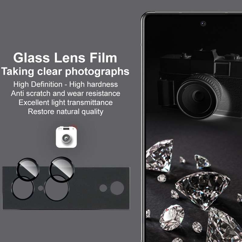 For Google Pixel 7 IMAK Metal Armor Premium Camera Protector Film(Black)