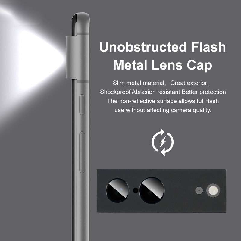 For Google Pixel 7 IMAK Metal Armor Premium Camera Protector Film(Black)