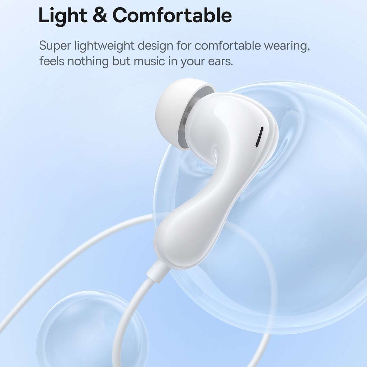 Baseus Encok CZ20 In-Ear Wired Earphones(White)