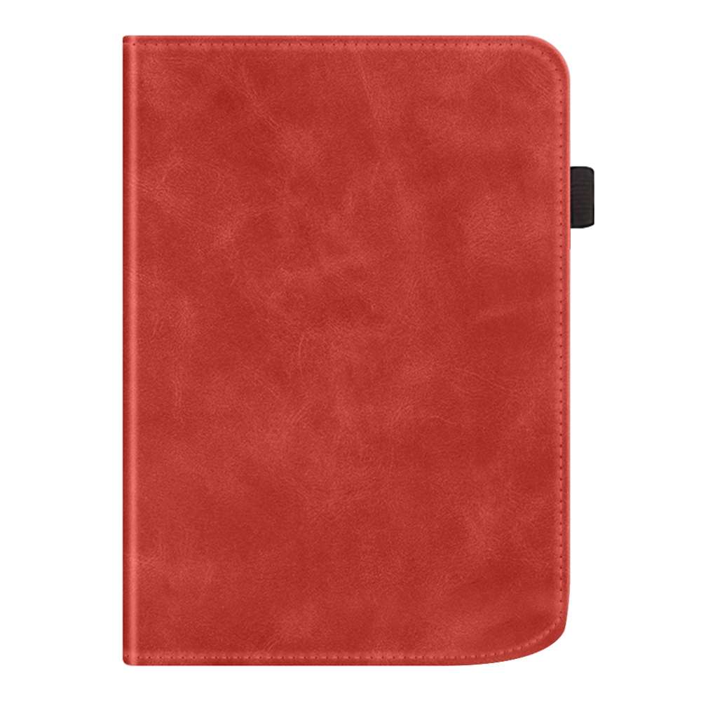 For Pocketbook Verse / Verse Pro Calfskin Leather Smart Tablet Case(Red)