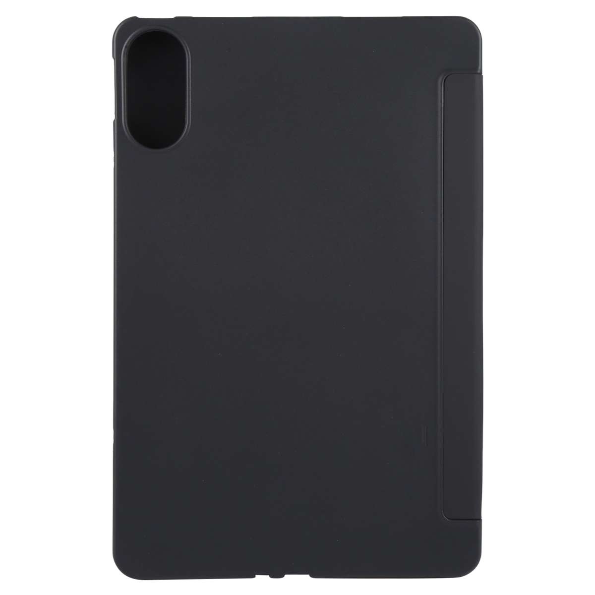 For Huawei MatePad SE 11 2024 Tri-fold Silicone Leather Tablet Case(Black)