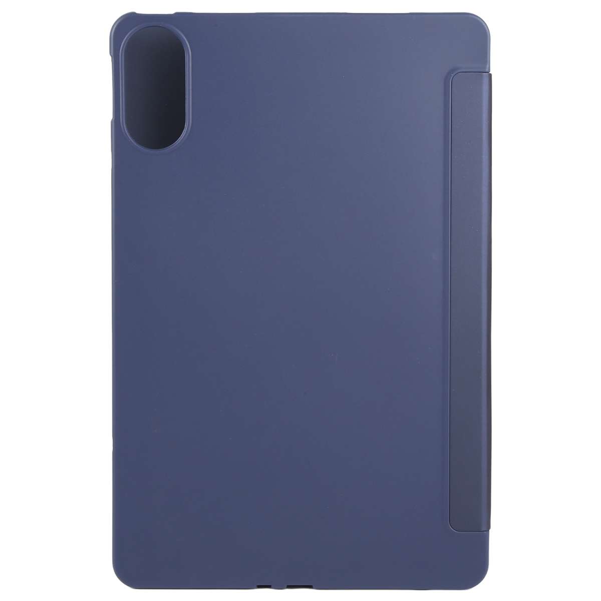 For Huawei MatePad SE 11 2024 Tri-fold Silicone Leather Tablet Case(Black)
