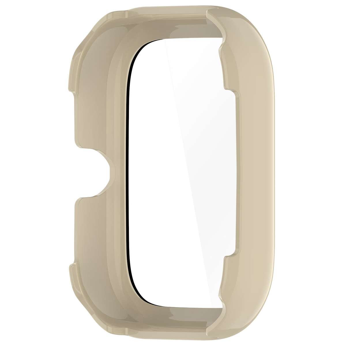For Honor Choice Haylou Watch PC + Tempered Film Integrated Protective Watch Case(Ivory White)
